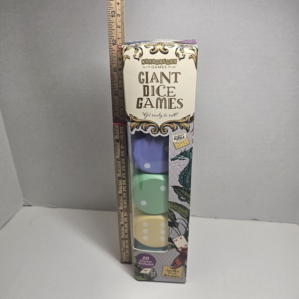 Wonderland Games: Giant Dice Games. Open Box Unused - Picture 6 of 6